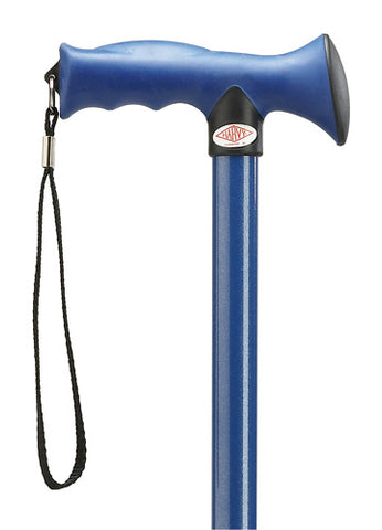 ERGONOMIC Extra Wide molded handle straight Adjustable Walking Cane 30-39