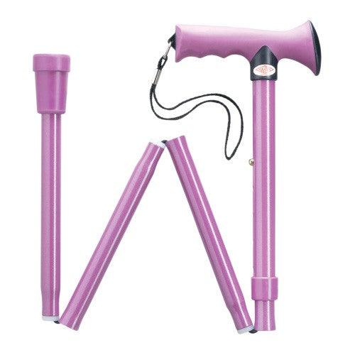 ERGONOMIC SOFT TOUCH FOLDING ADJUSTABLE CANE