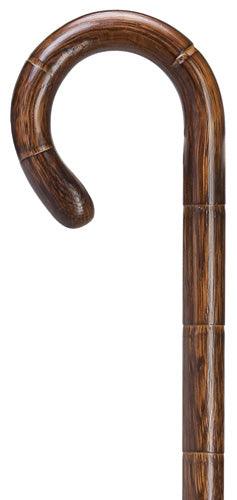 Genuine Oak, 1", EXTRA TALL 41" Crook Handle Cane - Canes Galore