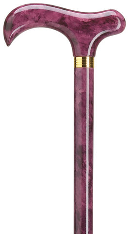 LILAC PURPLE, matching Fritz/Derby handle walking cane 34.5