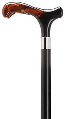 Unisex Rope Derby, Shell on Black Wood Shaft 36