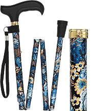 Evening Splendor Floral Adjustable Folding Cane