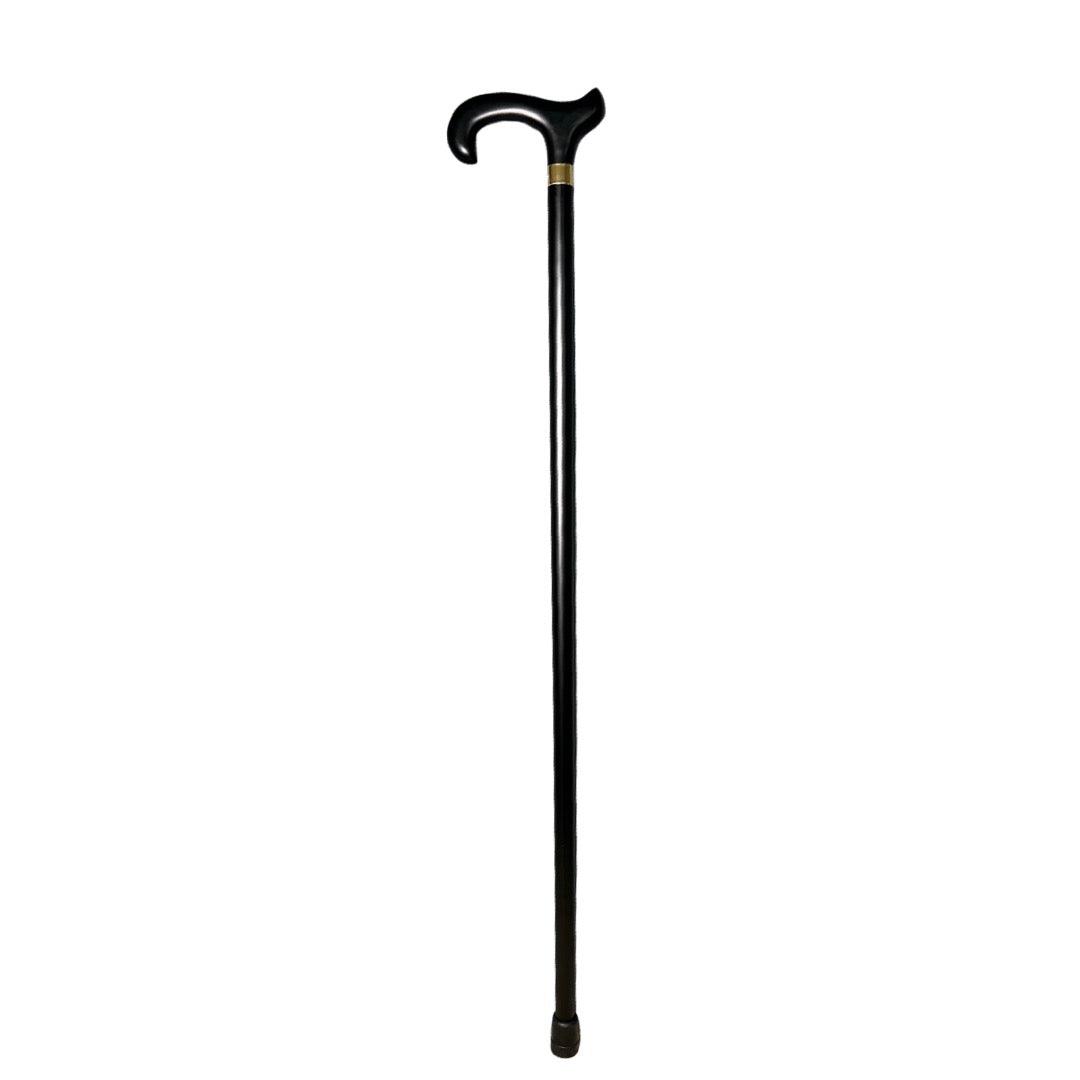 HERCULES Derby Walking Cane Black Hardwood up to 500 lbs 44