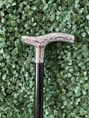 New! Travel Folding Adjustable Walking Cane with Chrome handle and Wallet