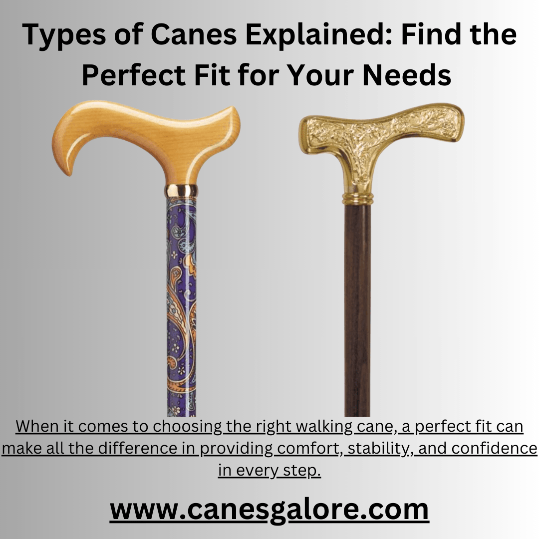 Types of Canes Explained: Find the Perfect Fit for Your Needs 