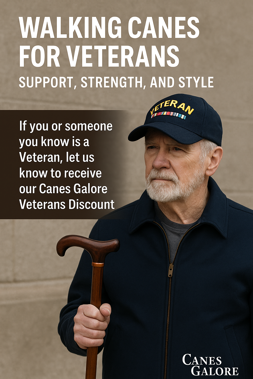 Walking Canes for Veterans: Support, Strength, and Style