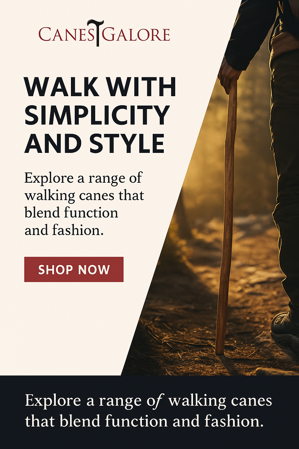 Stylish Walking Canes – Elegant, Simple & Supportive | Canes Galore