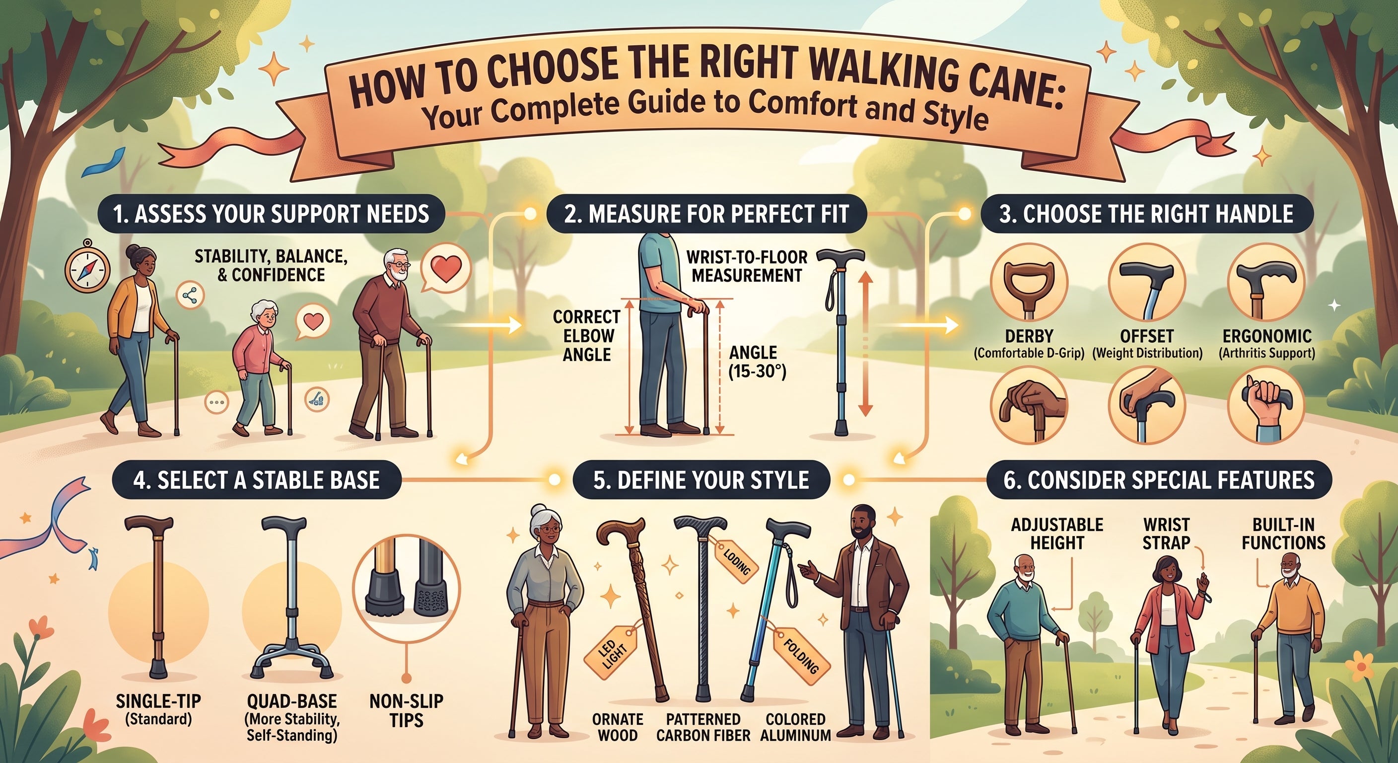 How to Choose the Right Walking Cane: Your Complete Guide to Comfort and Style