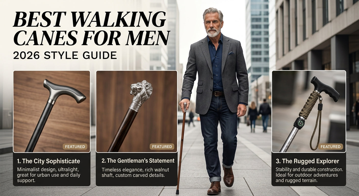 Best Walking Canes for Men: 2026 Style Guide