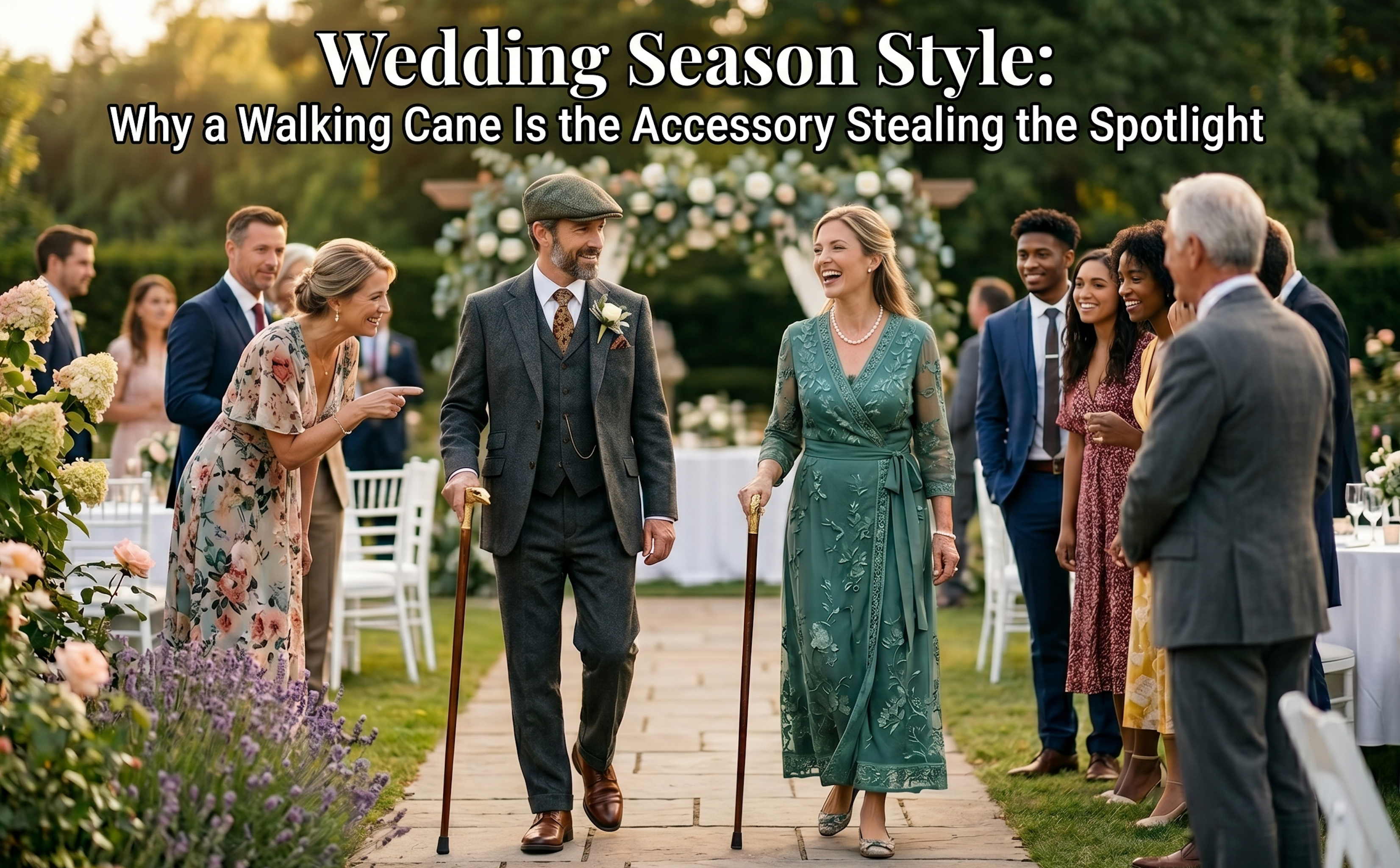 Wedding Season Style: Why a Walking Cane Is the Accessory Stealing the Spotlight