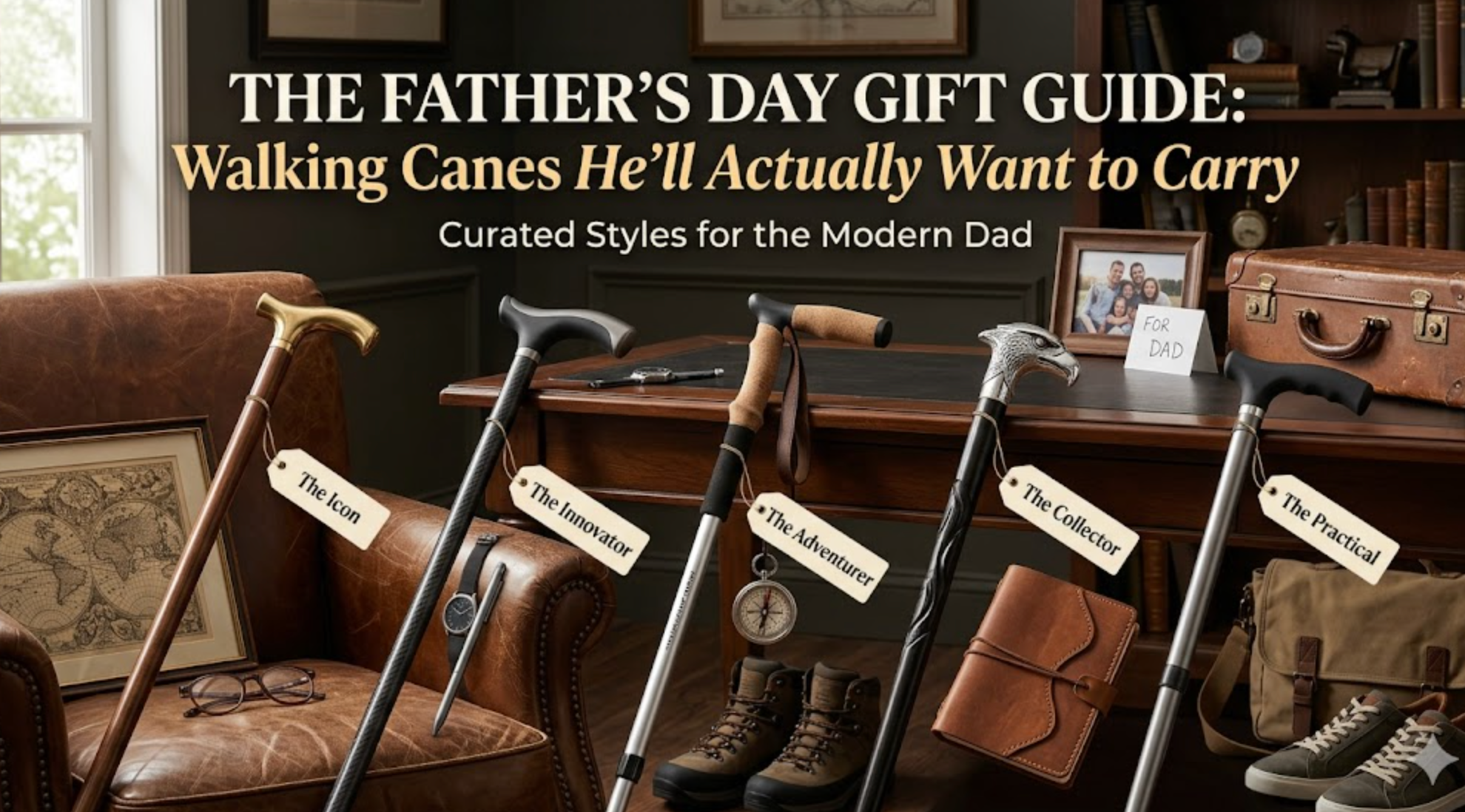 The Father's Day Gift Guide: Walking Canes He'll Actually Want to Carry