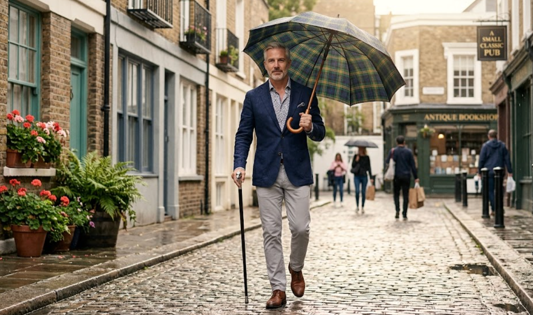 Rain or Shine: How a Beautifully Made Umbrella Pairs With Your Walking Cane This Summer
