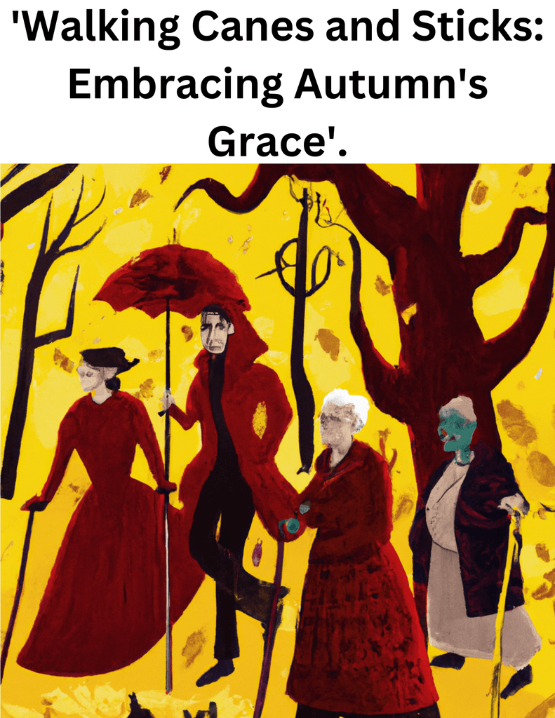 Walking Canes and Sticks: From Fall Fashion to Halloween Magic Embracing Autumn's Grace with Walking Canes and Sticks