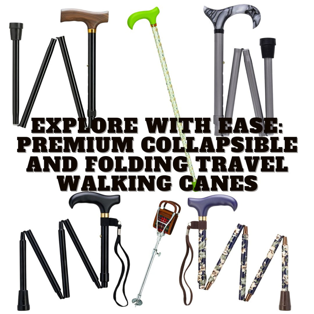 Explore with Ease: Premium Collapsible and Folding Travel Walking Canes