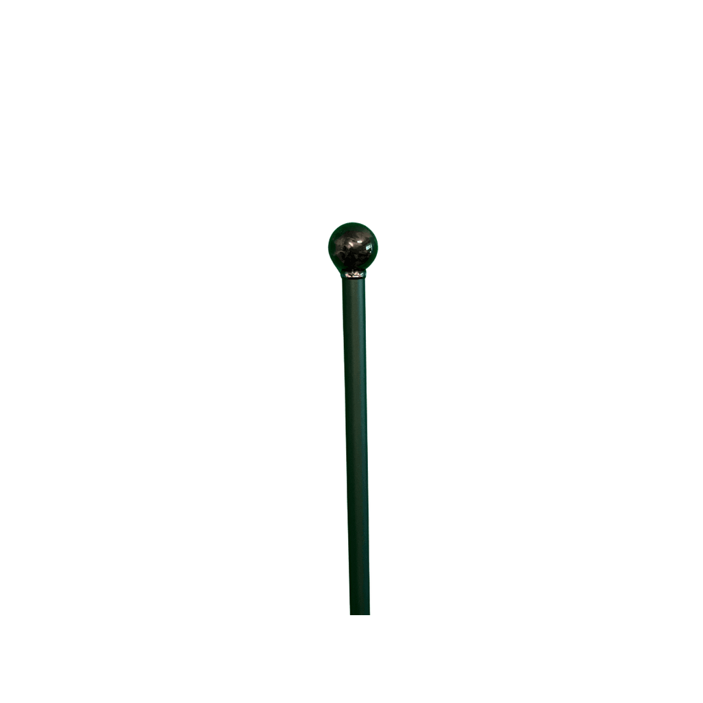 Black Marble Globe Walking Stick | Sophisticated Worldly Style - Canes Galore - Canes Galore