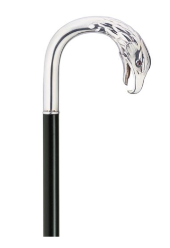 Eagle Head Alpacca Crook Walking Stick - A Symbol of Strength and Elegance