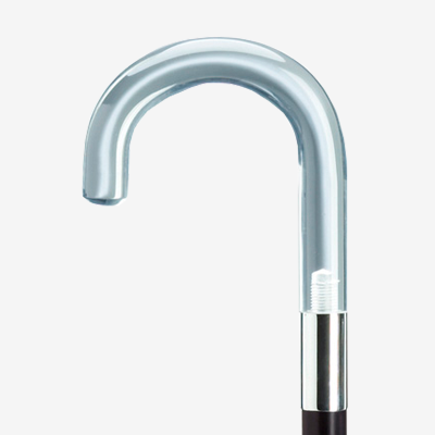 Lucite Walking Canes in Clear and Color Options