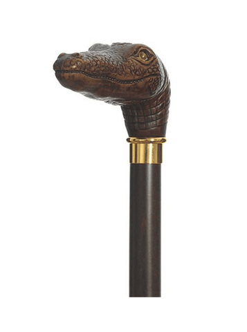 Gator Alligator Handle Walking Stick 36
