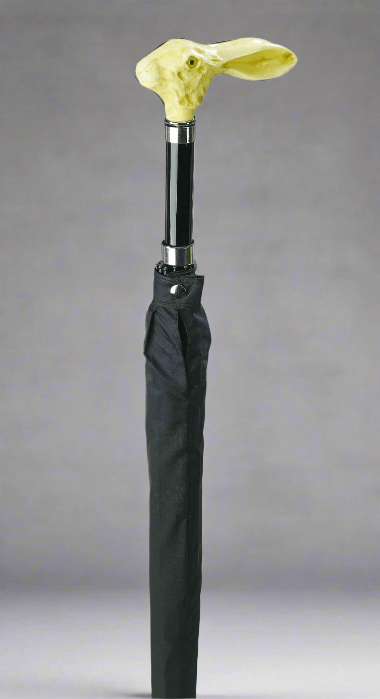 Harvey Umbrella | Italian Handcrafted Handle, Self-Opening Frame - Canes Galore - Canes Galore