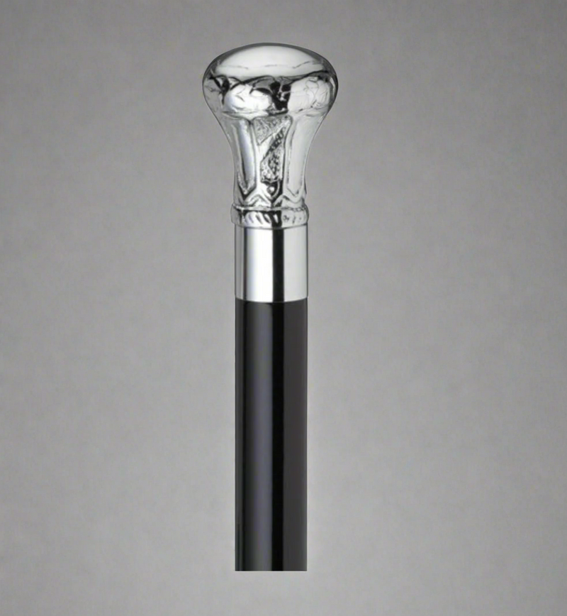 Chrome-Plated Brass Knob Handle Walking Stick 36" | Elegant Design - Canes Galore - Canes Galore