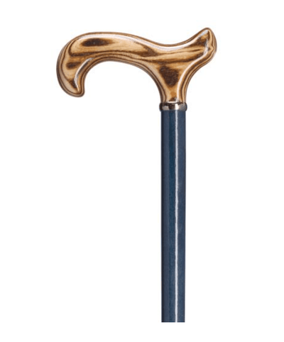 Elegant Blue Jeans Derby Wood Walking Cane for Stylish Ladies | Fashionable Support