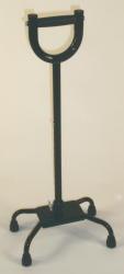 Low Profile Large Base Quad Cane Adjustable 28.5-38.5" - Canes Galore