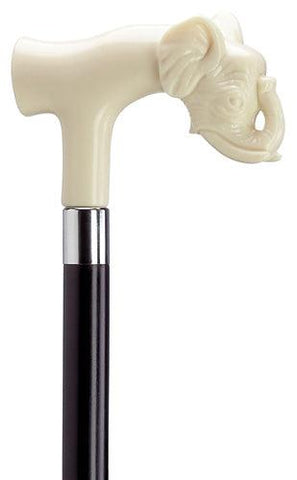 REPUBLICAN Walking Cane, Elephant Ivory Derby cane, 36