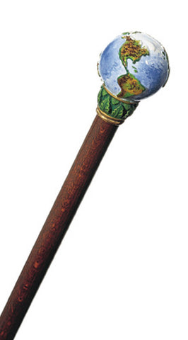 The World in the Palm of Your Hand Walking Cane 36