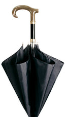 CORNO molded faux horn derby handle, black umbrella 36