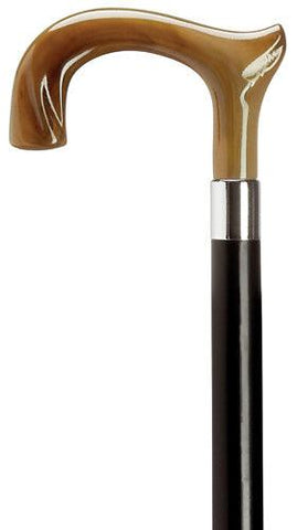 Horn Green Ladies Derby Walking Cane 36