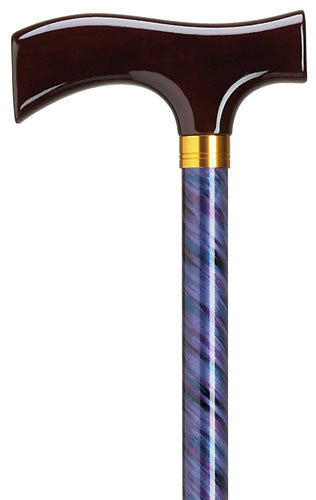 Bright Cyclone Blue Ladies Straight Adj. 27-36" (to 24.25") - Canes Galore