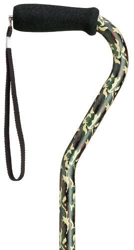 Camouflage 'Camo' Offset Adjustable Walking Cane, 31-40
