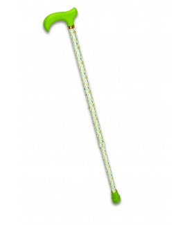 Brand New! Green Lilly Aluminum Adjustable Derby Walking Cane
