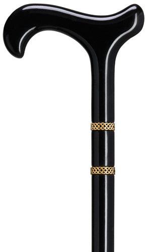 Титановый крюк для трости. Black hardwood cane. Пб746). Боевая трость. Трость позолоченная.