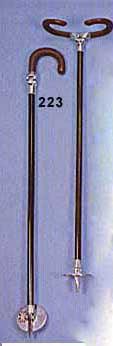 Crook English Seat Stick, one leg only, 33" - Canes Galore