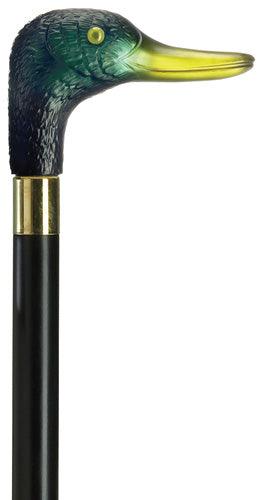 Translucent Duck Head Walking Cane - Canes Galore