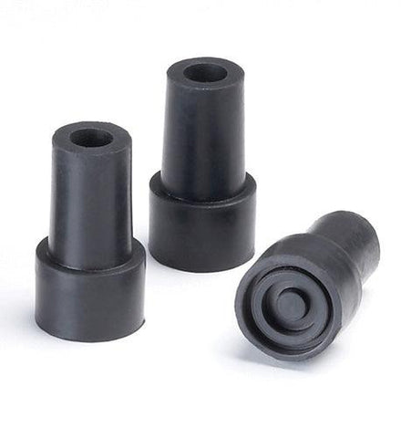 Flat Bottom Rubber Tips (PAIR) for Combi-spike/Metal Tips 3/8