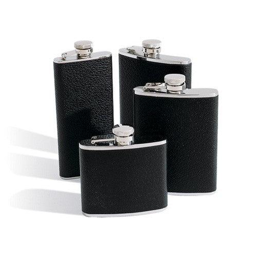 Black Bison Stainless Steel Flask 4oz | Sleek Design - Canes Galore - Canes Galore
