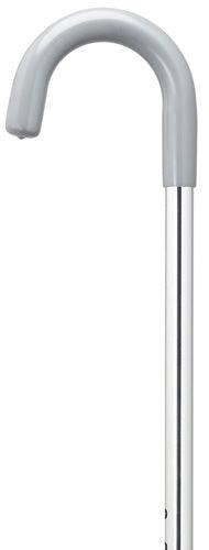 Medium Chrome Crook 7/8" Adj 33-39" - Canes Galore