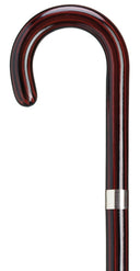 Ladies Rosewood stained maple crook, sterling silver band 36