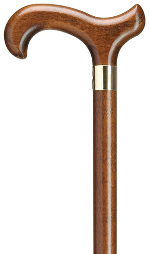 HOUSE MD Inspired Walnut Derby Walking Cane | Canes Galore Exclusive