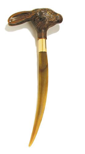 JACK RABBIT letter opener, made by Concord of Italy - Canes Galore