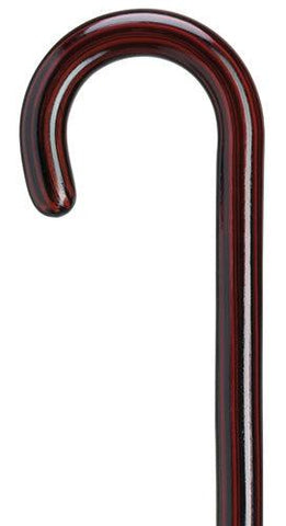 Ladies Round Nose Crook Walking Cane 3/4