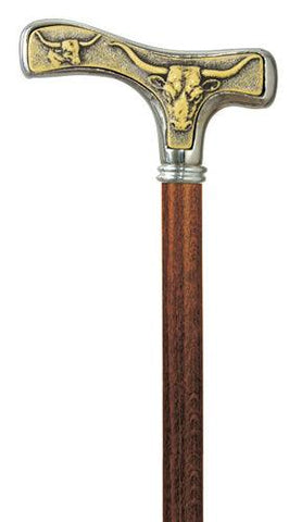 Decorative European Handle Men's Ergonomic Fritz Cane - Shel