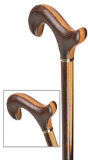 Palmwood Derby Walking Cane with Inlay 36