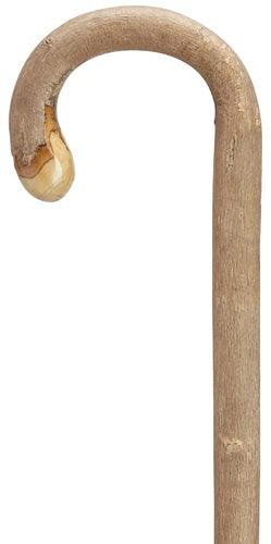 Genuine White Ash Crook, Bulb Nose, Men's 36" - Canes Galore