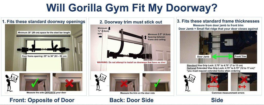 NEW! Gorilla Gym Vise Grip Locks - Canes Galore