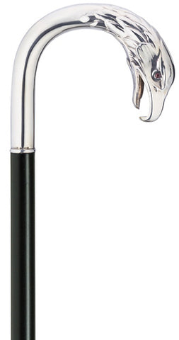 Eagle Head Alpacca Crook Walking Stick - A Symbol of Strength and Elegance