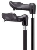 Black, Molded Palm Grip RIGHT on Black Aluminum Shaft 36