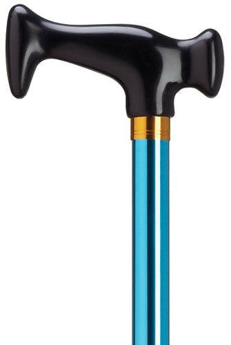 Blue Escort "J" Handle Telescoping, 29.5-38.5" - Canes Galore